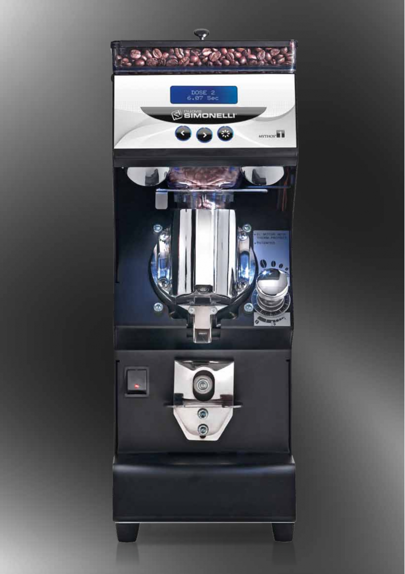 Mythos Clima Pro Grinder (temperature control), Front View Showcase Picture